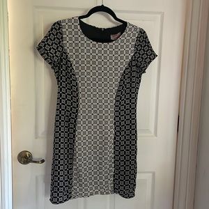 Romeo and Juliet Couture white and black dress.